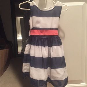 Carters Dress 2T Navy and White